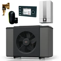 WOLF-Garten Wolf Paket CHA-20/24-400V Luft-Wasser-Wärmepumpe Monoblock mit E-Heizelement R290 inkl. BM-2 und Schlammabscheider 9149092W01