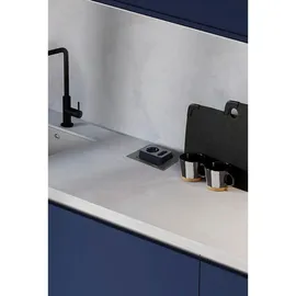EVOline Einbausteckdose 1 St. Schwarz