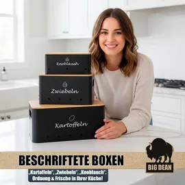 homhut Kartoffel Aufbewahrungsbox 3er Set