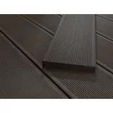 KAHRS WPC Terrassendielen LIGHT, 20x140 mm, Braun, fein/glatt, geschliffen, Massiv