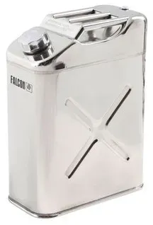 Sicherheitskanister aus Edelstahl, mit Transportzulassung, 20 Liter