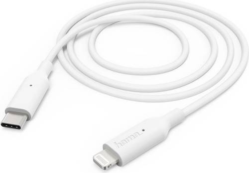 Preisvergleich Produktbild Hama 00187299 Lightning-Kabel 1 m Weiß (00187299)