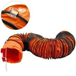 VEVOR Lufttransportschlauch PVC Warmluftschlauch Länge 7,6 M Durchmesser 255 mm Belüftungsschlauch