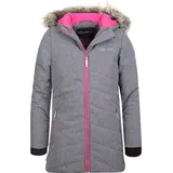 TROLLKIDS Lifjell Jacke - Grey Melange / Magenta - 128 cm