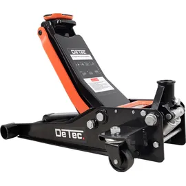 DeTec. Wagenheber Stahl 75–500 mm orange
