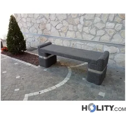 Betonbank fur öffentliche Anlagen h45009