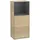 Villeroy & Boch Villeroy und Boch Finion Seitenschrank G500HGPC 41,8x93,6cm, links, Emotion, Regal oben Midnight Blue Matt, Oak Veneer