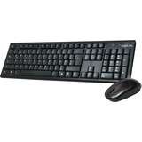 Logilink Wireless Tastatur DE Set schwarz (ID0104)