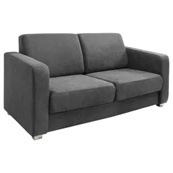 Schlafsofa Mia Anthrazit Mikrofaser
