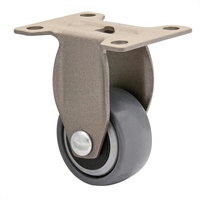 WAGNER Design - 3C Bockrolle/Möbelrolle soft - Durchmesser Ø 25 mm, grau, Tragkraft 12 kg - 01242801
