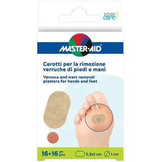Cerotto Verruche Master-Aid Footcare Piedi/Mani 16 Pezzi E4 St
