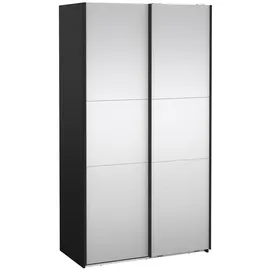 Tvilum Schiebetürenschrank Como 120 x 220 x 0 cm Schwarz