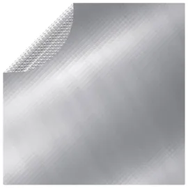 vidaXL PE Poolabdeckung 549 cm silber