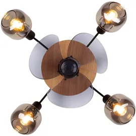 NÄVE Fumoso 56 cm Deckenventilator Schwarz