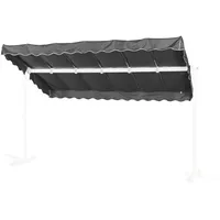 GRASEKAMP Standmarkise Dubai 375 cm grau