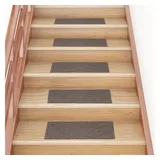 vidaXL Stufenmatten Selbstklebend 15 Stk. 60x25 cm Beige Rechteckig