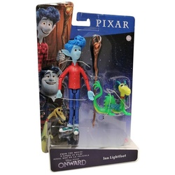 Mattel® Spielfigur Mattel Disney Pixar Onward GMM15 Ian Lightfoot mit, (Packung, 3-tlg., Actionfiguren Ian Lightfoot mit seinem Drachen und Zauberstab) bunt