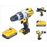 DeWalt Bohrmaschine + Akkuschrauber, DCD 996 N Akku Schlagbohrschrauber 18 V 95 Nm Brushless 1x Powerstack Akku 5,0 Ah - ohne Ladegerät