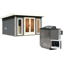 Karibu Mainburg 2 inkl. 9 kW Bio-Kombiofen + int. Steuerung