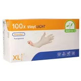 Medi-Inn Vinyl Light Einmalhandschuhe gepudert transparent Größe XL