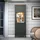 trendteam Vitrine Stanton 69 x 39 x 198 cm Tannengrün/Eiche