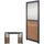 Proregal Lamellenwand für Pergola 220x68 cm Anthrazit