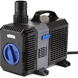 chm GmbH Eco Teichpumpe 10 Watt Bachlaufpumpe Filterpumpe 3000l/h Pumpe Aquarium