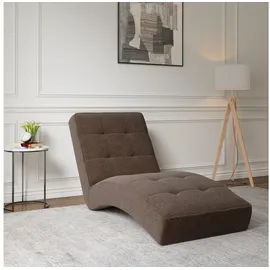 moeblo Chaiselongue Livano 73 x 79 x 170 cm Braun
