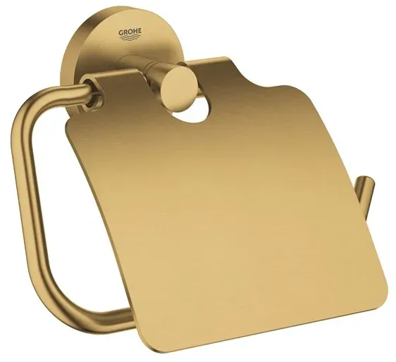 Essentials Toilet roll holder, brushed cool sunrise