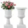 Vevor Blumenspindel 25 x 42 cm Weiß
