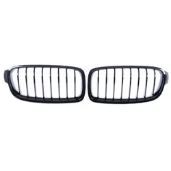 Kühlergrill Sport-Performance komplett hochglanz Schwarz passt für BMW F30 F31