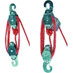 Flaschenzug 220kg mit Seilbremse