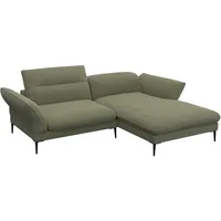 flexlux Ecksofa »Salino, Funktionssofa mit Recamiere, Relaxsofa, Ecksofa«, Sofa mit Arm- und Kopfteil-Verstellungen, Kaltschaum & Stahl-Wellen