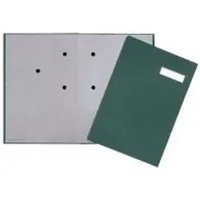 Q-Connect Unterschriftsmappe 20Fächer grün