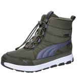 Puma Evolve Boot Puretex Jr Sneaker, Dark Olive-Galactic Gray White, 36 EU