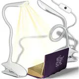 Retoo LED Leselampe Weiß