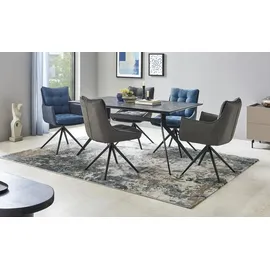 MCA Furniture uno Esszimmerstuhl drehbar , grau , Maße (cm): B: H: T: 64.0