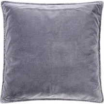 ib laursen Kissenbezug Velour 52 x 52 cm Purple Ash