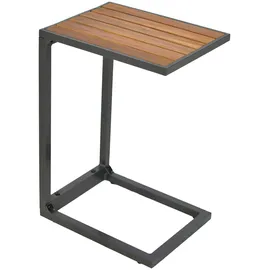 Merxx Beistelltisch Cee Aluminium/Akazie, - grau