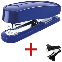 Novus Tacker / Heftgerät »B4« inkl. Enthefter »B80« blau, 15.2x4x6.5 cm