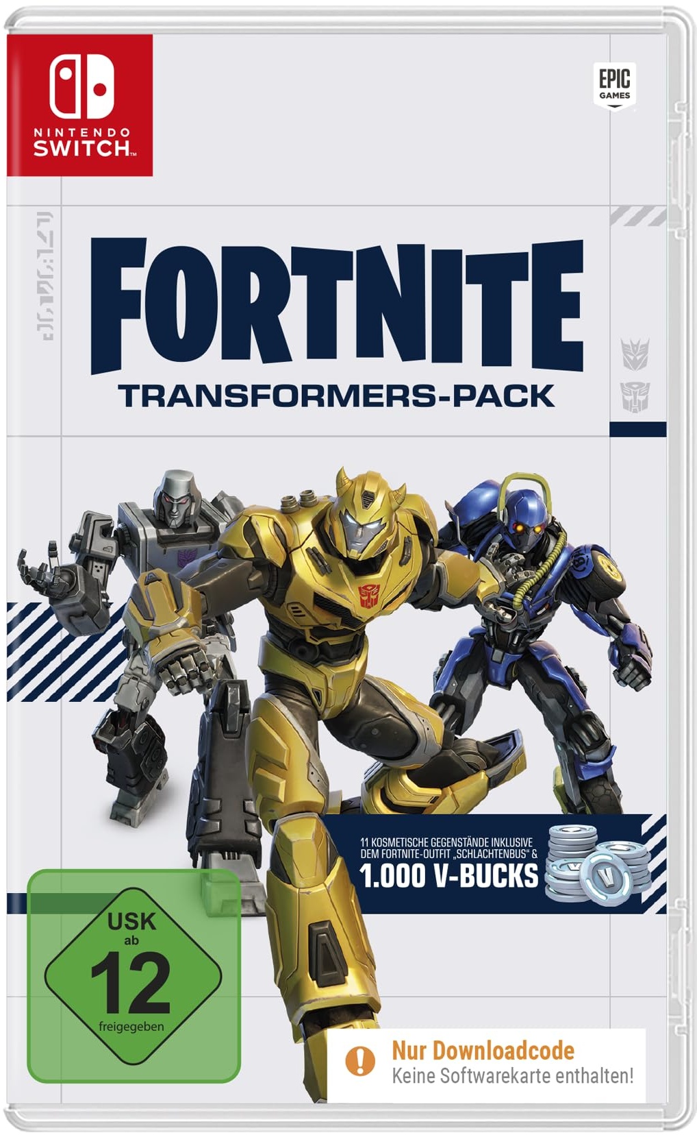 Fortnite Transformers Pack (Download- Code in der Box) - Switch