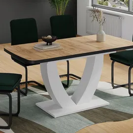 Vicco Fenaro 120 x 77,4 x 80 cm Eiche/Weiß