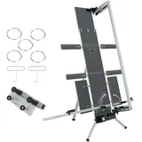 MINOVA MODELL7 Styroporschneider 200 Watt, 1.300mm freistehend Komplettes Set inklusive 5 Schneidedrähten, 1 Gerüsthalteblech und 2 Federgriff Heißdrahtschneider