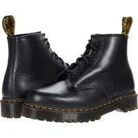 Dr. Martens bovver Boots, Black Smooth, 36 EU