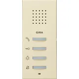 Gira Wohnungsstation AP 1250 01 Cremeweiß glänzend