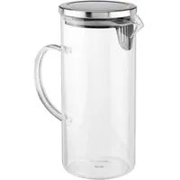 Böttcher-AG Krug 1,3l, Kühlschrankkrug mit Deckel, Glas