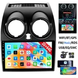 ESSGOO DAB+ Carplay Für Nissan Qashqai J10 2007-2015 GPS Navi Android 15 RDS Autoradio (4+64GB(optional), DAB+ (optional), AM, FM, Carplay Android Auto Bluetooth EQ USB GPS Navi WIFI Touchscreen)