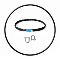 Play Juggling - Aerial Hoop fit für Luftakrobatik und Aerobic - Durchmesser 85 bis 110 cm - Befestigungsarten: Platte, Haken, Gurt, Balken, Decke - Geeignet für Aerobic, Lyra, Yoga, Akrobatik