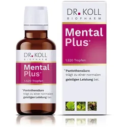 Mental Plus Dr.Koll Gemmo Komplex Pantothensäure Tropfen 50 ml