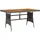 vidaXL Gartentisch 130 x 70 x 72 cm Grau
